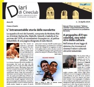 Copertina n. 16 – aprile 2014