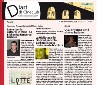 Copertina n. 33 – novembre 2015