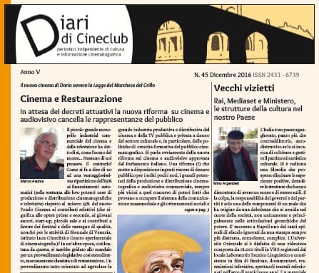 Copertina n. 45 – dicembre 2016