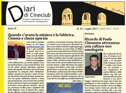 Copertina n. 52 – luglio 2017