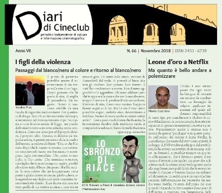 Copertina n. 66 – novembre 2018