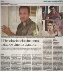 articolo de Il Tirreno del 12 gennaio 2019