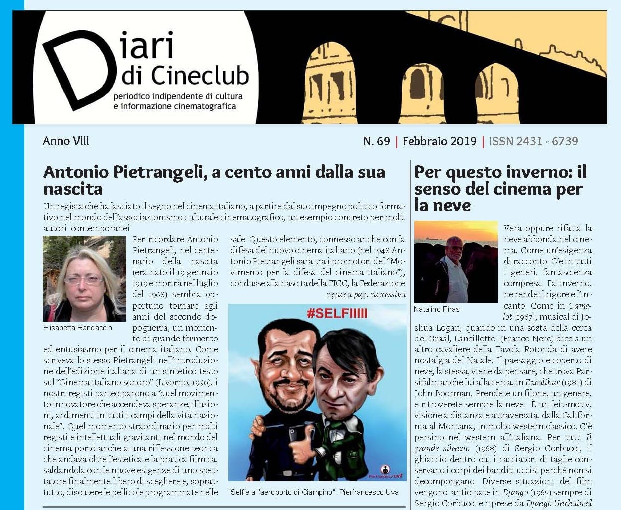 Copertina n. 69 – febbraio 2019